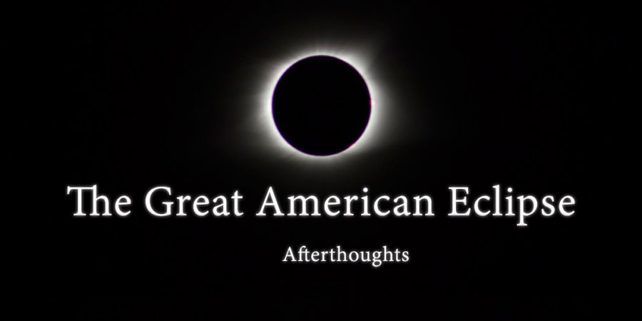 The Great American Eclipse during totality