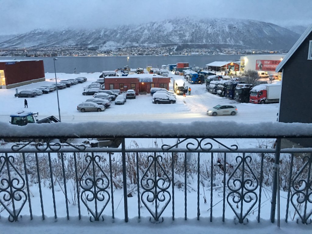 Morning after the snowstorm in Tromsø