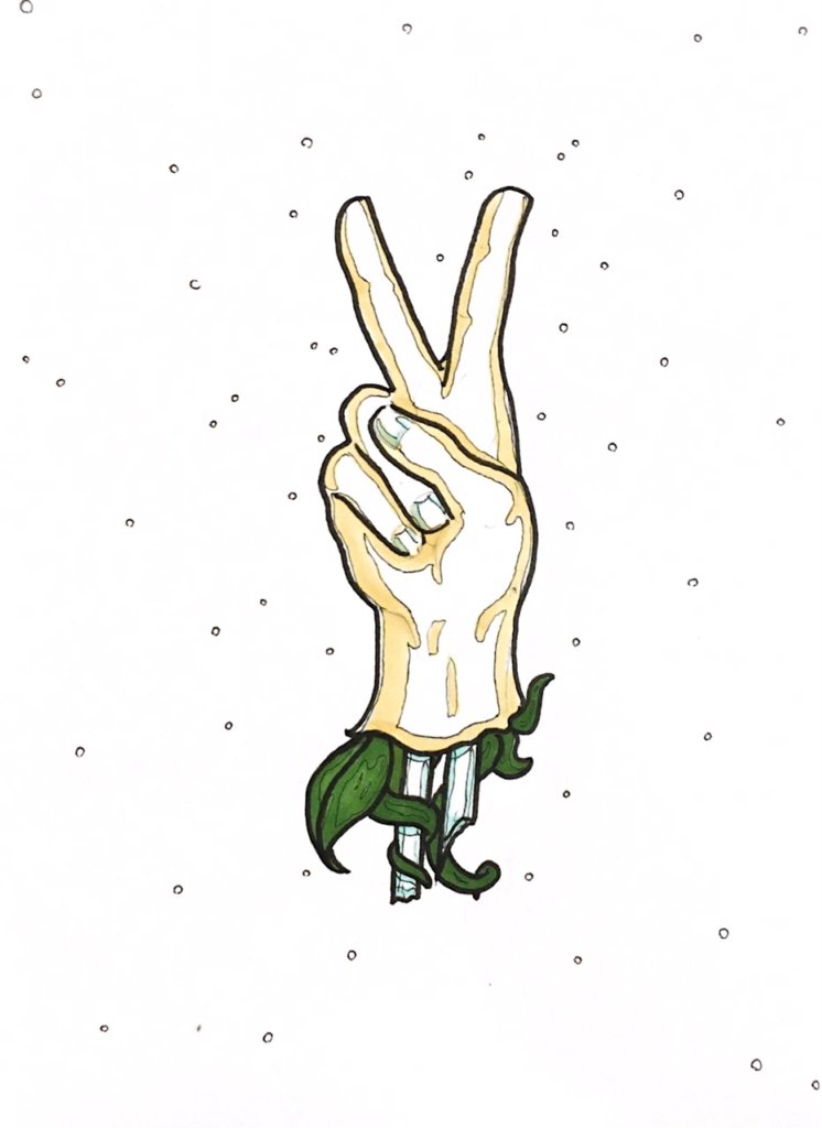 drawing of the two of clubs