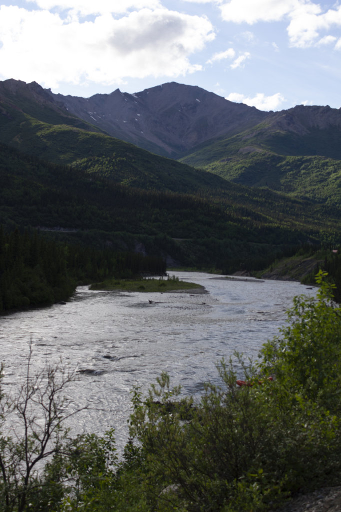 Pretty viewpoint in Alaska near Denali National Park