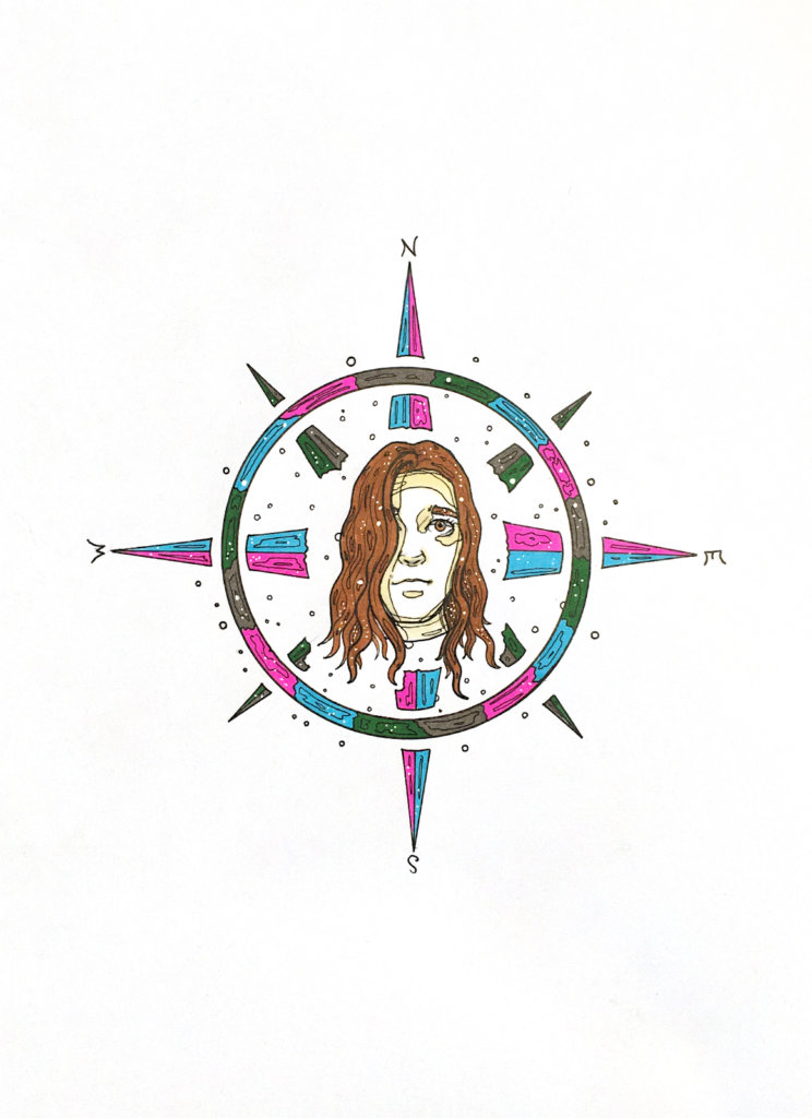 color Drawing of Bella's cover art