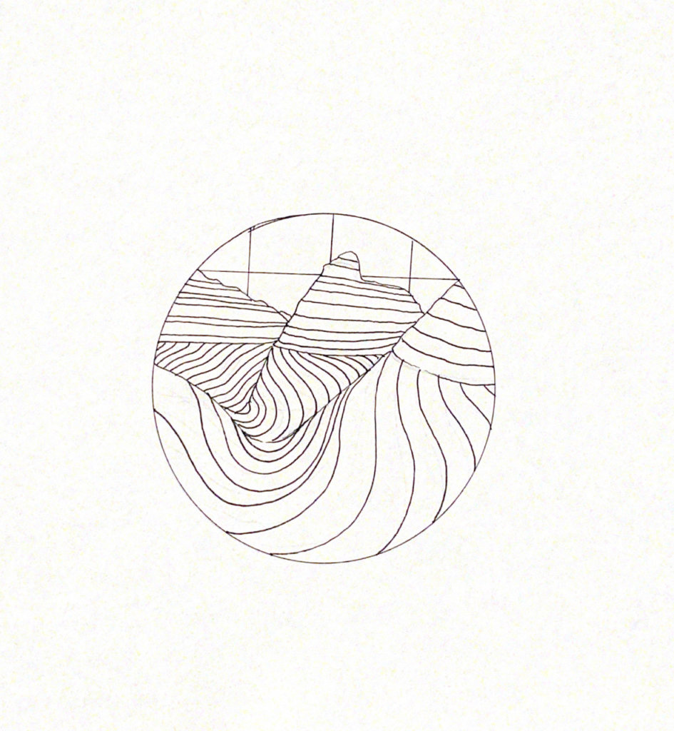 WIP illustration of the wave in arizona